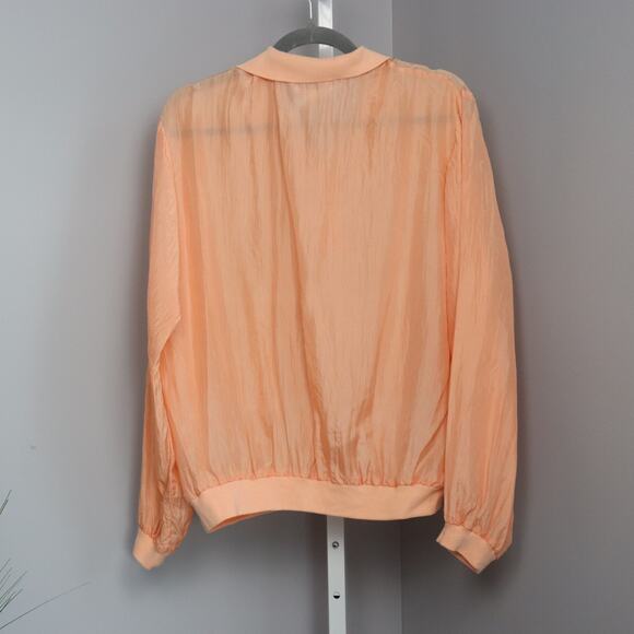 Vintage Cobarton for Pure Silk pullover with collar and waistband size XL - Picture 2 of 6